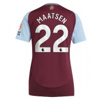 Aston Villa Ian Maatsen #22 Replica Home Shirt Ladies 2024-25 Short Sleeve